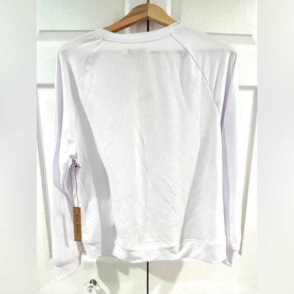 NEW Rae Dunn MAMA Crewneck White Sweatshirt Small Mom Mother Pullover - Picture 5 of 7